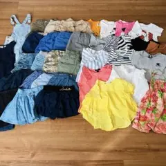 女の子　夏物まとめ売り　ワンピース Tシャツ　スカート　半ズボン　チュニック