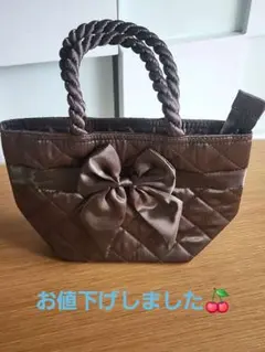 NaRaYa　ミニトートバッグ　モスグリーンのサムネイル