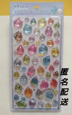 【正規品】ボンボンドロップシール しずくちゃん 大 しずくの森のなかまたち