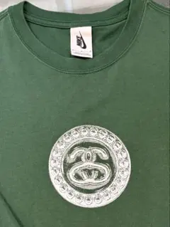 最終価格NIKE × stussy グリーン ロンT