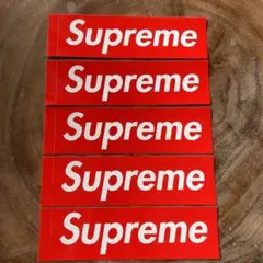 Supreme Box Logo ステッカー 5枚セット シュプリーム