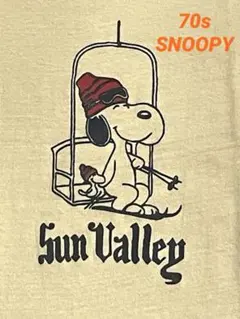 vintage★70s sportswear★スヌーピーTシャツ USA染み込み