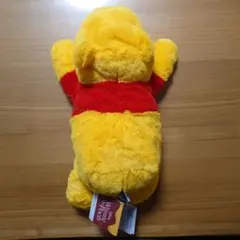 【匿名配送】くまのプーさん 赤いほっぺ 寝そべり LLぬいぐるみ