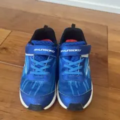 SYUNSOKU 青 スニーカー