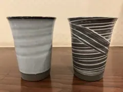 【陶窯　日之峯】ビール用陶器コップ 2個セット