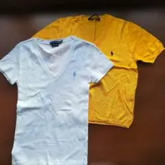 Polo Ralph Lauren Vネックニット&Tシャツ 2枚セット