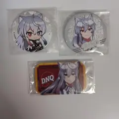 カラフルピーチ　缶バッチ　どぬく