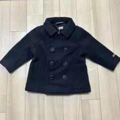 ✨新品タグ付✨コンビミニ Pコート 80 ネイビー ダブルブレストジャケット
