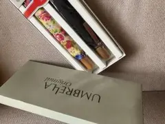 折りたたみ傘 花柄と黒 New Edition