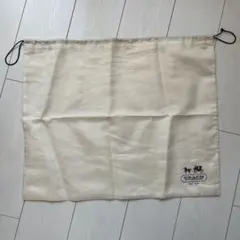 【匿名発送】COACH バッグ用袋 アイボリー系　保存袋