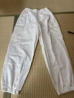 ホワイト カーゴパンツ ワークパンツのサムネイル
