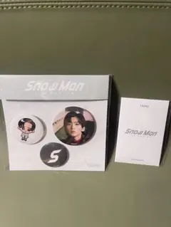SnowMan 台北限定1st POPUP 缶バッジ/フォトカードC 目黒蓮