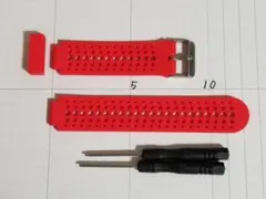 ○赤レッドGARMINガーミンシリコンバンドベルト220230235735