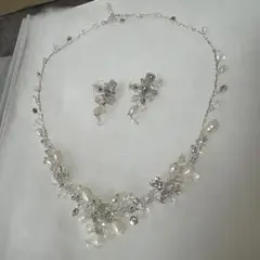 ANNAN WEDDING ネックレス、ピアスセット