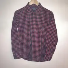 FLANNEL チェック柄 長袖シャツ XS