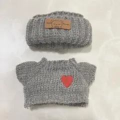 ラブブ　衣装　グレー ニット 2点セット