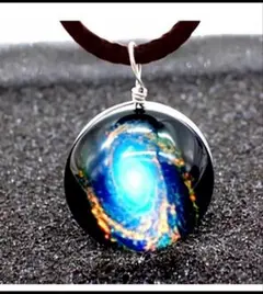 /j→→→m40-2★宇宙の天球 銀河ギャラクシー青橙フレア