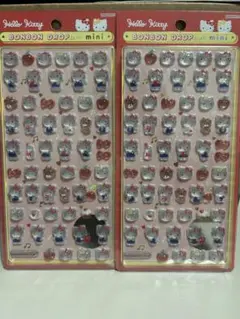 ボンボンドロップシール ミニ サンリオ ハローキティ 赤 2枚セット 正規品