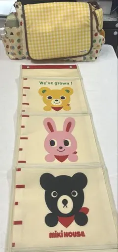 MIKI HOUSE 新しい壁掛けポケットとオムツバッグ