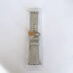 アップルウォッチ バンド 38mm - 40mm キラキラ シルバー
