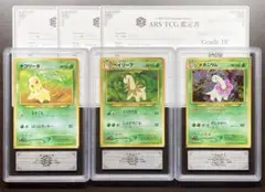 ARS10＋／チコリータ　ベイリーフ　メガニウム　旧裏　neo ネオ　1999年