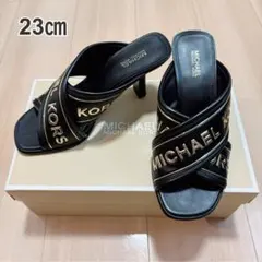 MICHAEL KORS★GIDEON ミュール　サンダル　23㎝　黒　ブラックのサムネイル