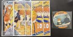 ハイキュー！！　日向翔陽　ロングステッカー　コースター