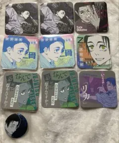 呪術廻戦　乙骨憂太 コースター 缶バッジ