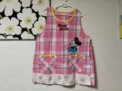 ＊再値下げ＊ミニーマウス ピンク チェック エプロン