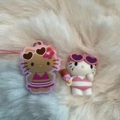 ハローキティ 水着 アクリルキーホルダー セット