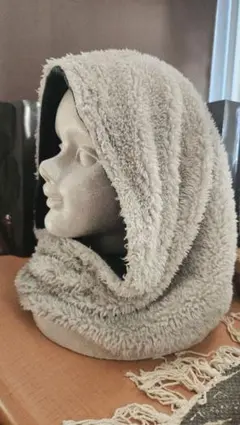 【顔まで覆える】ワイヤー入り ネックウォーマー フリーサイズ リバーシブル