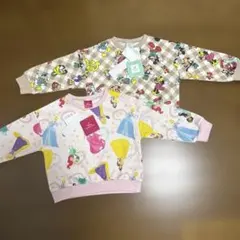 ディズニープリンセス トレーナー 2点セット