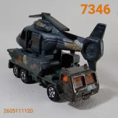7398 戦車積載 分解塗装修復トミカ日野ドルフィンキャリアトラック 1