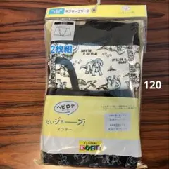 ①パンツ　120 インナー　 下着　恐竜　綿100%
