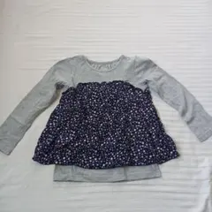 西松屋　花柄　ロンT　１３０