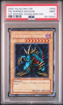 【ARS10+】トライホーンドラゴン 初期 遊戯王 美品 PSA鑑定 遊戯王 トライホーン・ドラゴン 初期 ウルトラレア PSA10の通販