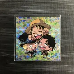 ワンピース ウエハース シール 4弾 エース＆サボ＆ルフィ 開封済み