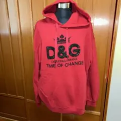 極美品　D&G TIME OF CHANGE フード付きパーカー 48