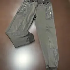 wask ブラック ストレッチパンツ ジッパーポケット付きのサムネイル