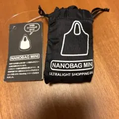 NANOBAG MINI エコバッグ ブラックのサムネイル