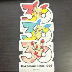 韓国限定 ポケモン プラスル マイナン セット ステッカー 30周年記念