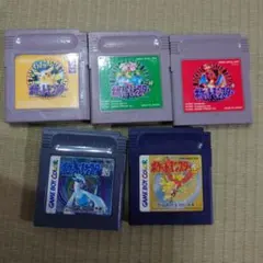 ポケットモンスター ゲームボーイ ソフト 5本セット