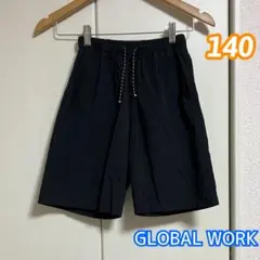 GLOBAL WORK グローバルワーク 黒 ブラック ハーフパンツ 140