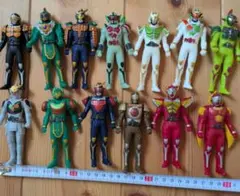 仮面ライダー鎧武 ミニソフビ 13体セット 約10cm