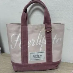 Her lip to トートバッグ ルミネ新宿店限定 HLT rose