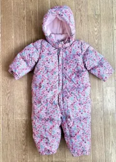 GAP 花柄フード付きジャンプスーツセット