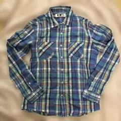 NANO-UNIVERSE チェック柄 長袖シャツ M