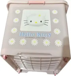 Hello Kitty 収納ボックス 中型 ピンク　３個セット