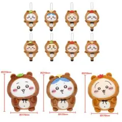 【たぬきだもんくじ】B賞たぬきぬいぐるみS、C賞ぜったいたぬきなマスコットコンプ