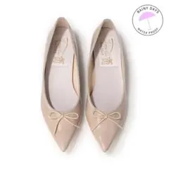 美品　ラウナレア Launa lea ポインテッドトゥバレエシューズ